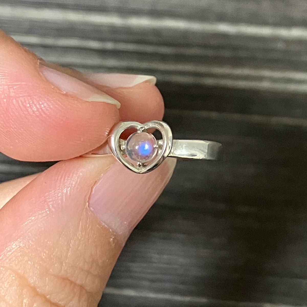 美品!クレージュ ムーンストーン リング
