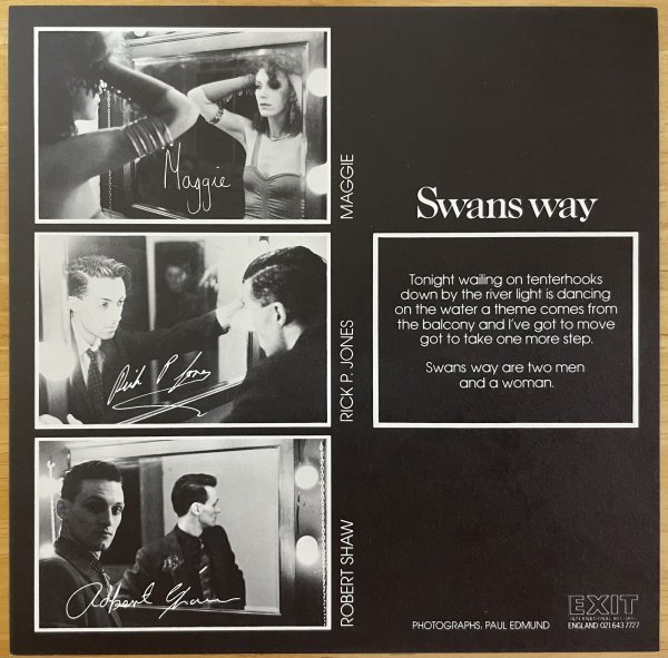 ●SWANS WAY / Theme From The Balcony ( New Wave / Acoustic / Swing ) ※英国盤 12EP【 EXIT / 12 EXIT 2 】1982年発売_画像5