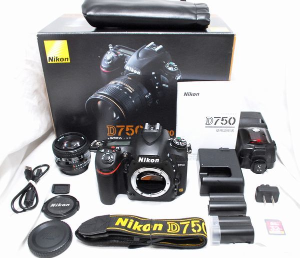 オンライン限定商品】 D750 ニコン 【超美品・付属品完備】Nikon AF SB