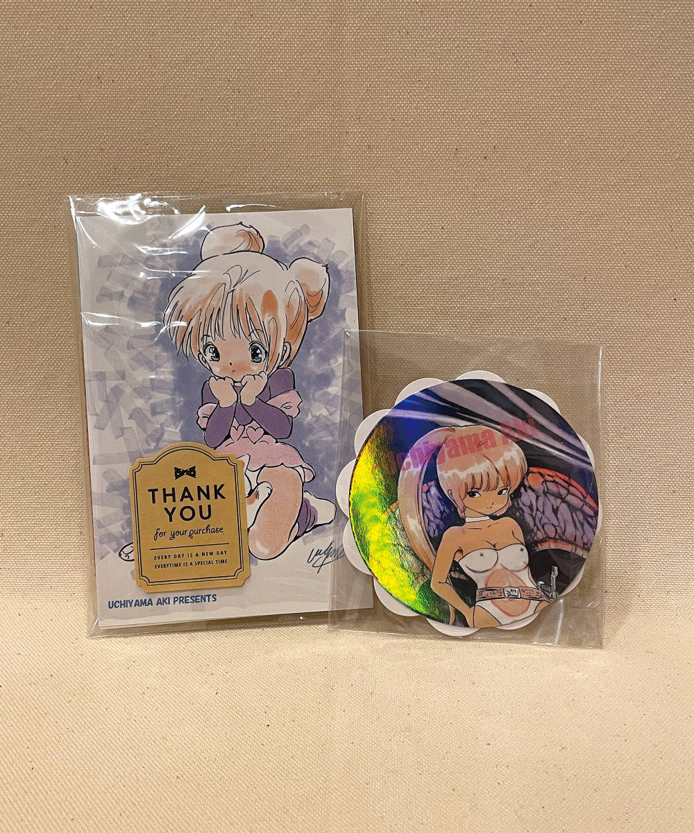 漫画家 内山亜紀先生直筆サイン入り複製色紙 Yahoo!オークション - 100円~ 内山亜紀 直筆カラーイラスト 大