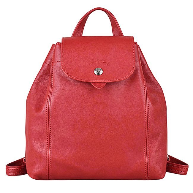 【新品】LONGCHAMP ロンシャン レザー ミニ リュック ルプリアージュ XS 1306 737 CHERRY レッド 279781 日本公式サイト