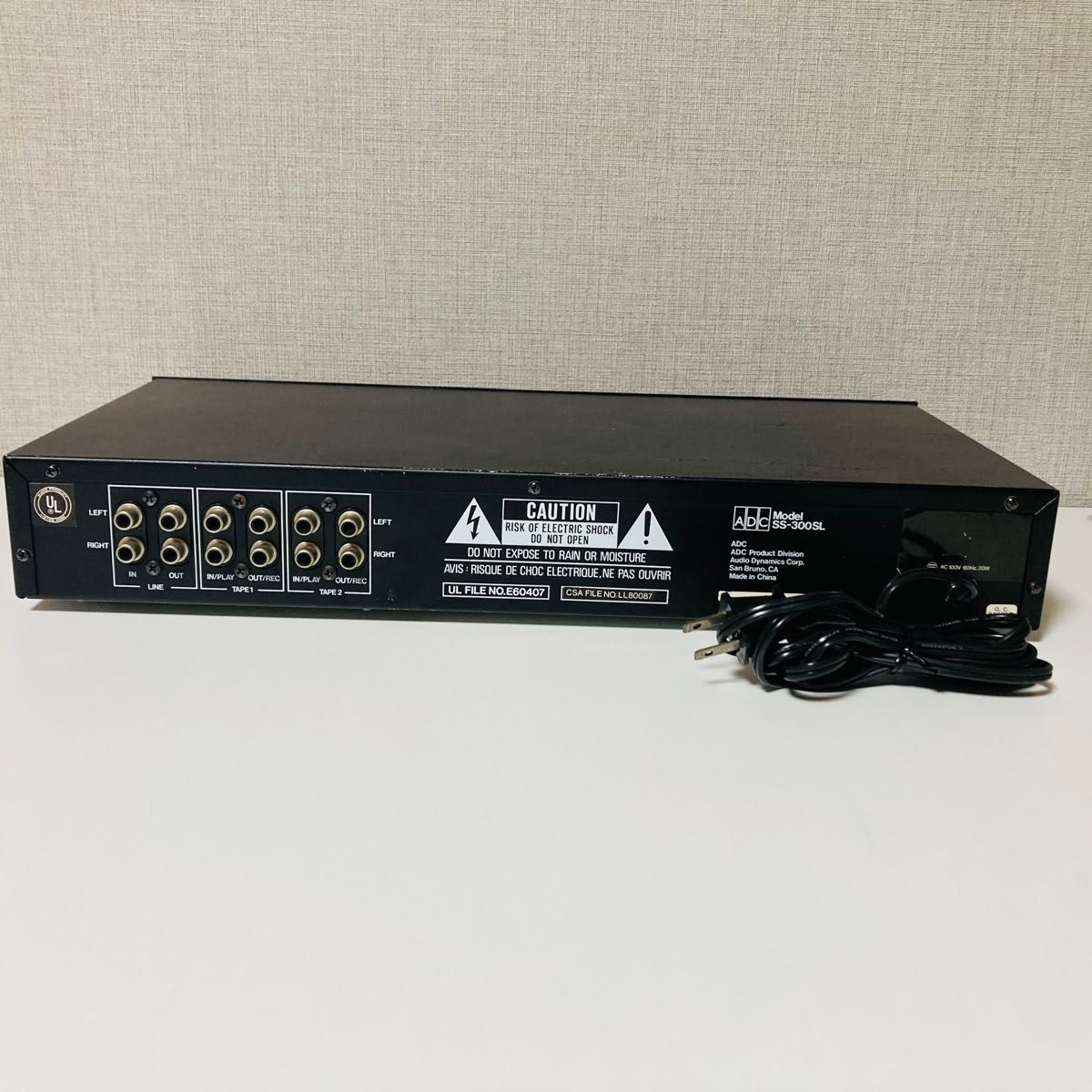 ADC SS-300SL グラフィックイコライザー