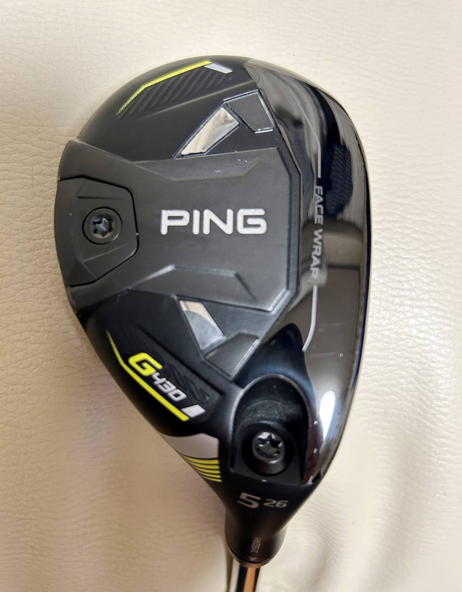 ☆極美品☆PING G430 ハイブリッド 5番 26度 シャフト純正 PING TOUR