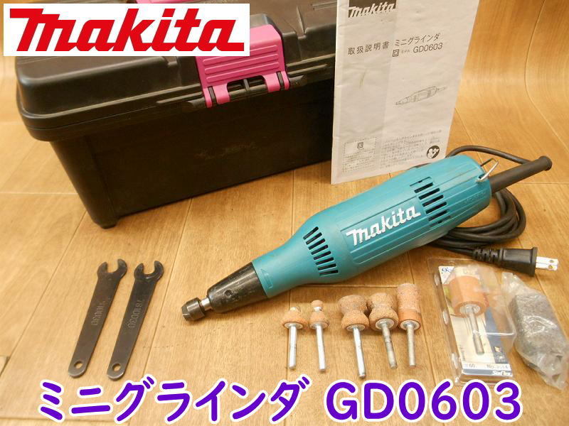 Yahoo!オークション - ◇ makita ミニグラインダ GD0603 マキタ グ...