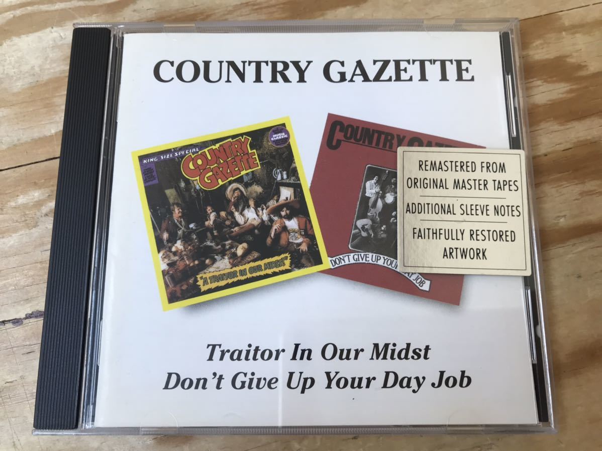 m ネコポスC カントリーガゼット CD COUNTRY GAZETTE Traitor In Our Midst/Don't Give Up Your Day Job ※ディスクに小キズ有、再生未確認_画像1