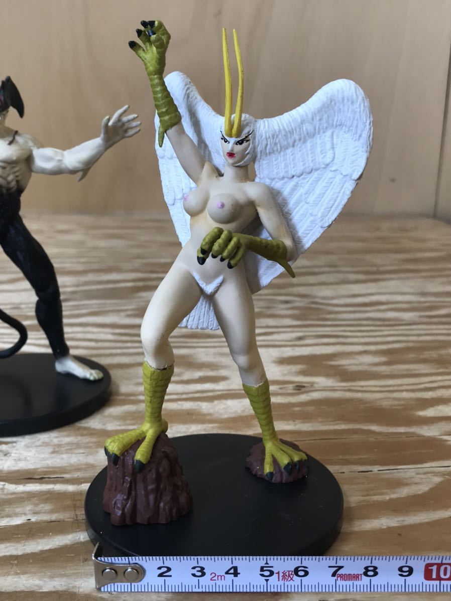 mA 60 デビルマン フィギュア 2点 セット シレーヌ DEVILMAN ※写真7枚目の赤丸部分のパーツが取れそうです。キズや汚れあり。現状品。_画像2