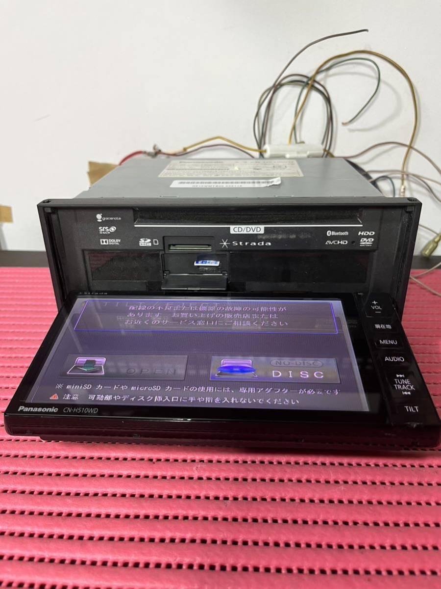 ★Panasonic パナソニック Strada ストラーダ CN-H510WD SD/AUX/CD/DVD/AM/FM オーディオ★_画像6