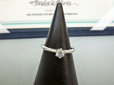 訳ありセール 格安） テイファニー TIFFANY&Co. Pt950 0.23ct 11号