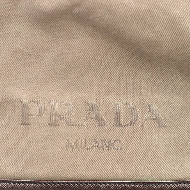 PRADA Prada nylon mesenja- shoulder bag khaki 