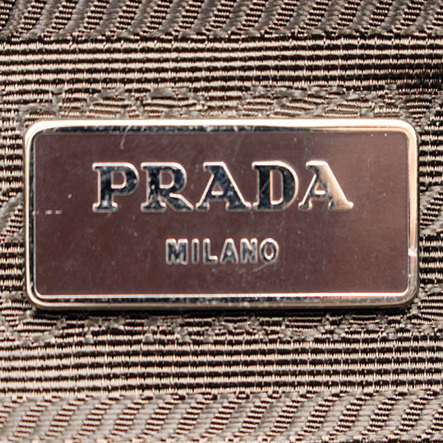 PRADA Prada nylon mesenja- shoulder bag khaki 