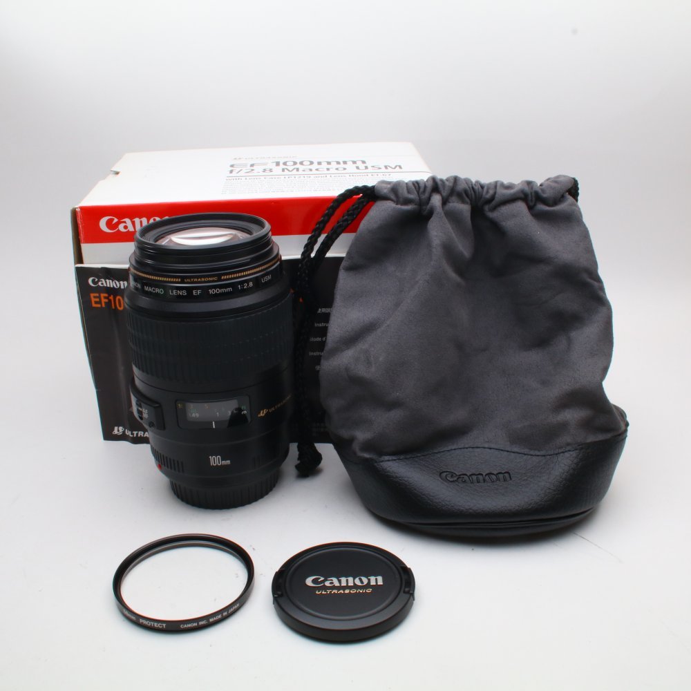 Canon キヤノン 単焦点マクロレンズ EF100mm F2.8 マクロ-
