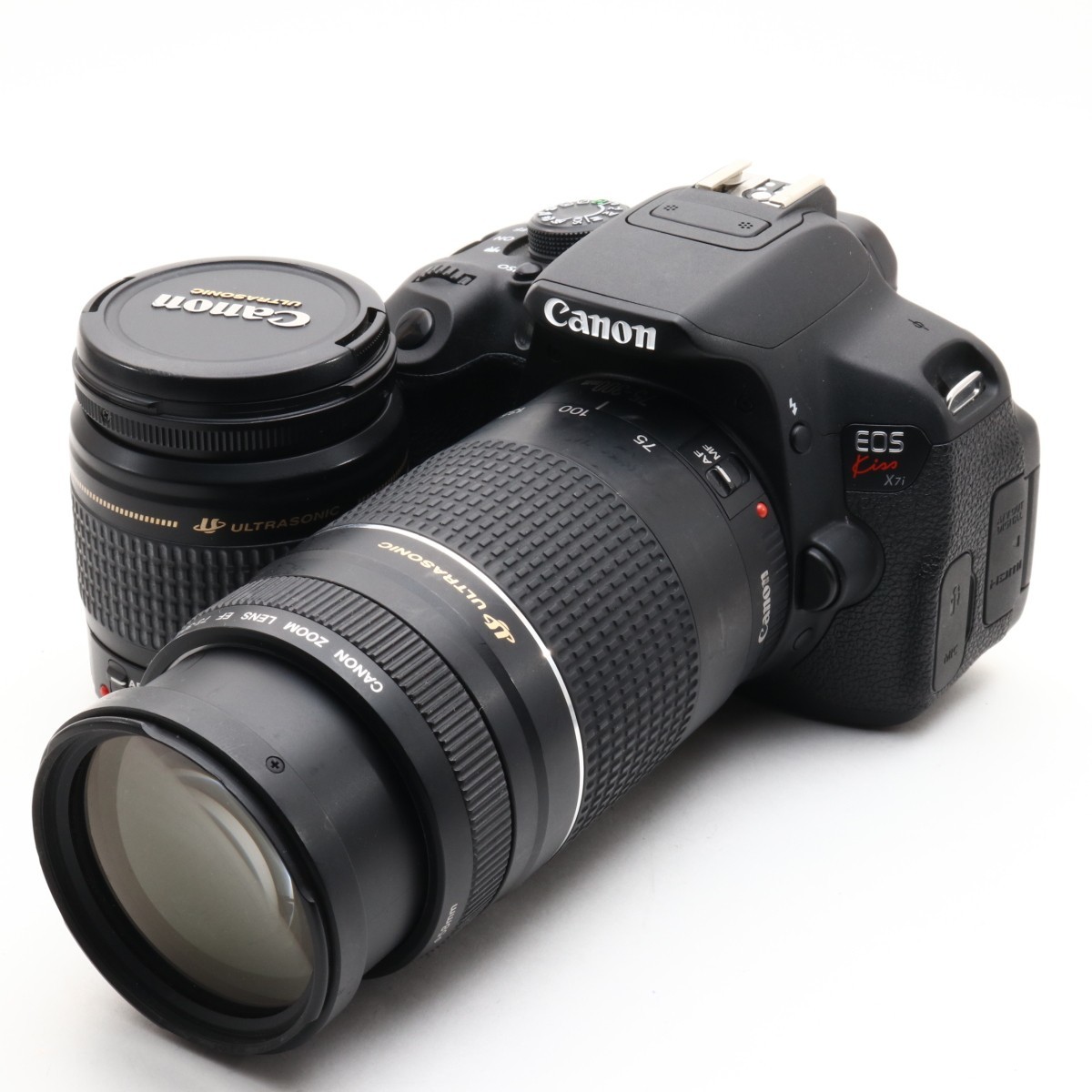 お試し価格！】 中古 美品 Canon EOS X7i ダブルズームセット カメラ