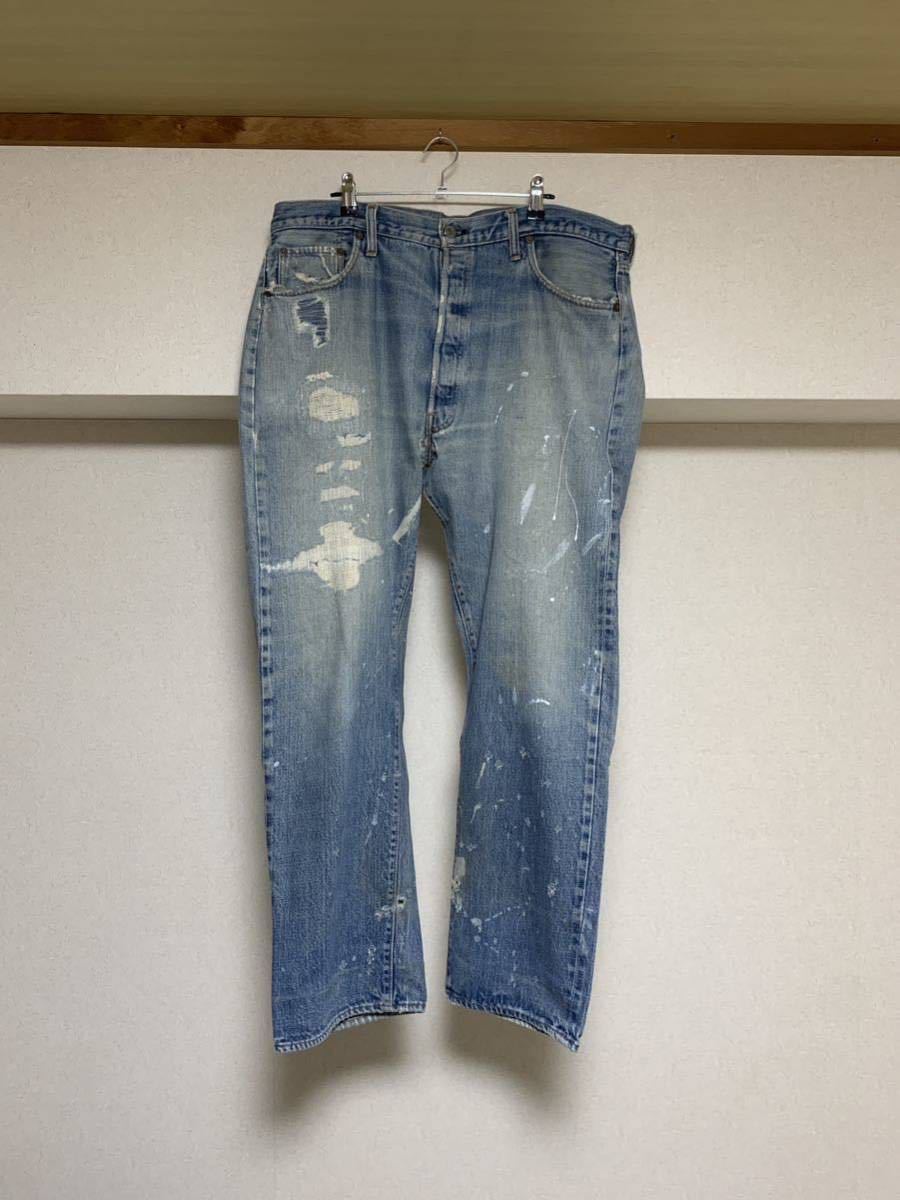70S LEVIS リーバイス501 66後期 ペンキ グランジ(W37以上)|売買され