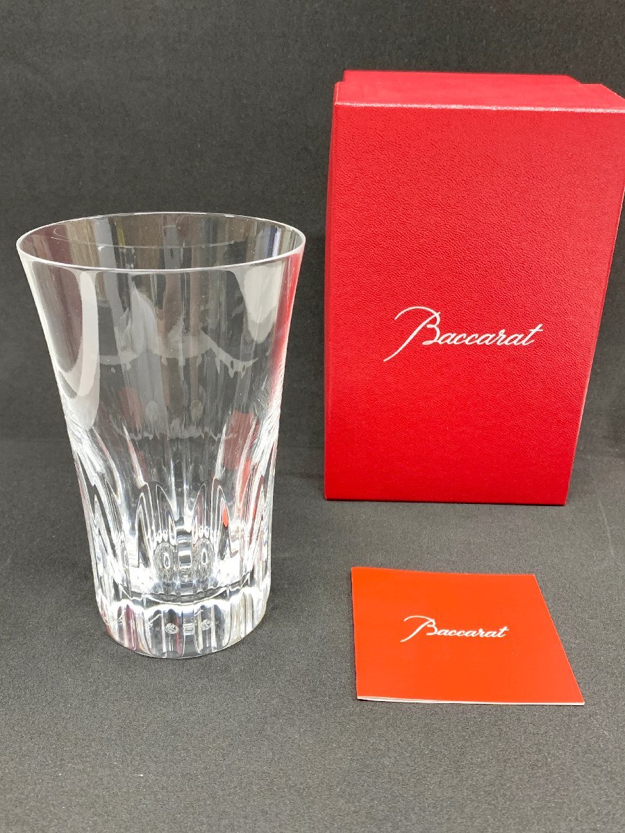 Baccarat バカラ エトナ ビアグラス ハイボールグラス ガラス タンブラー 箱付き 未使用_画像1