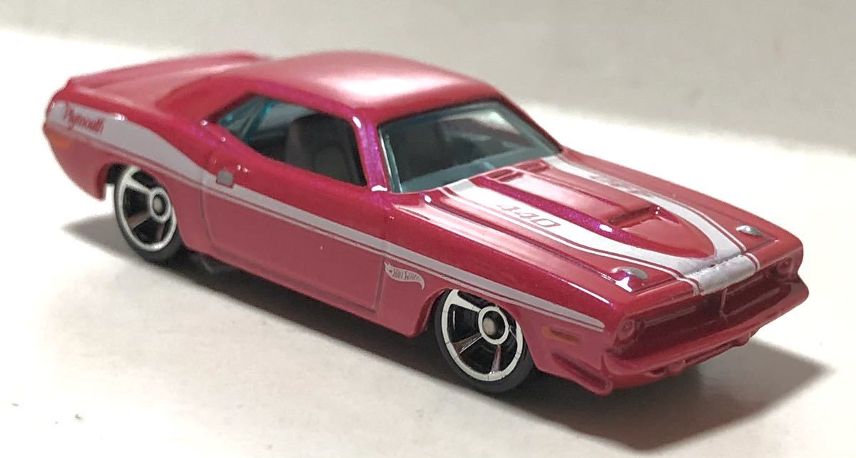 レア 1970 Plymouth AAR Cuda 440 All American Racing Mopar Barracuda プリマス クーダ バラクーダ Phil Riehlman 2012 ピンク 絶版_画像4