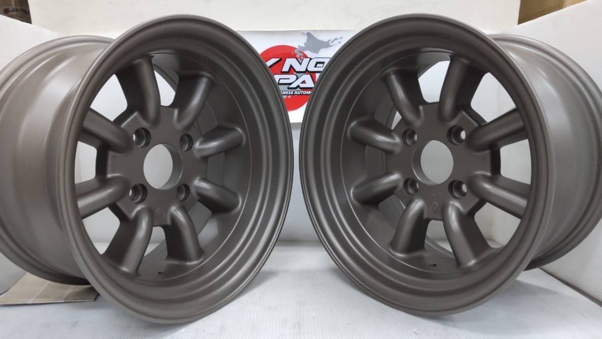 【在庫あり即納】RS Watanabe R TYPE 15×8.5J -6 4H-114.3 新マグカラー/15インチ ワタナベ アルミホイール 2本_画像8