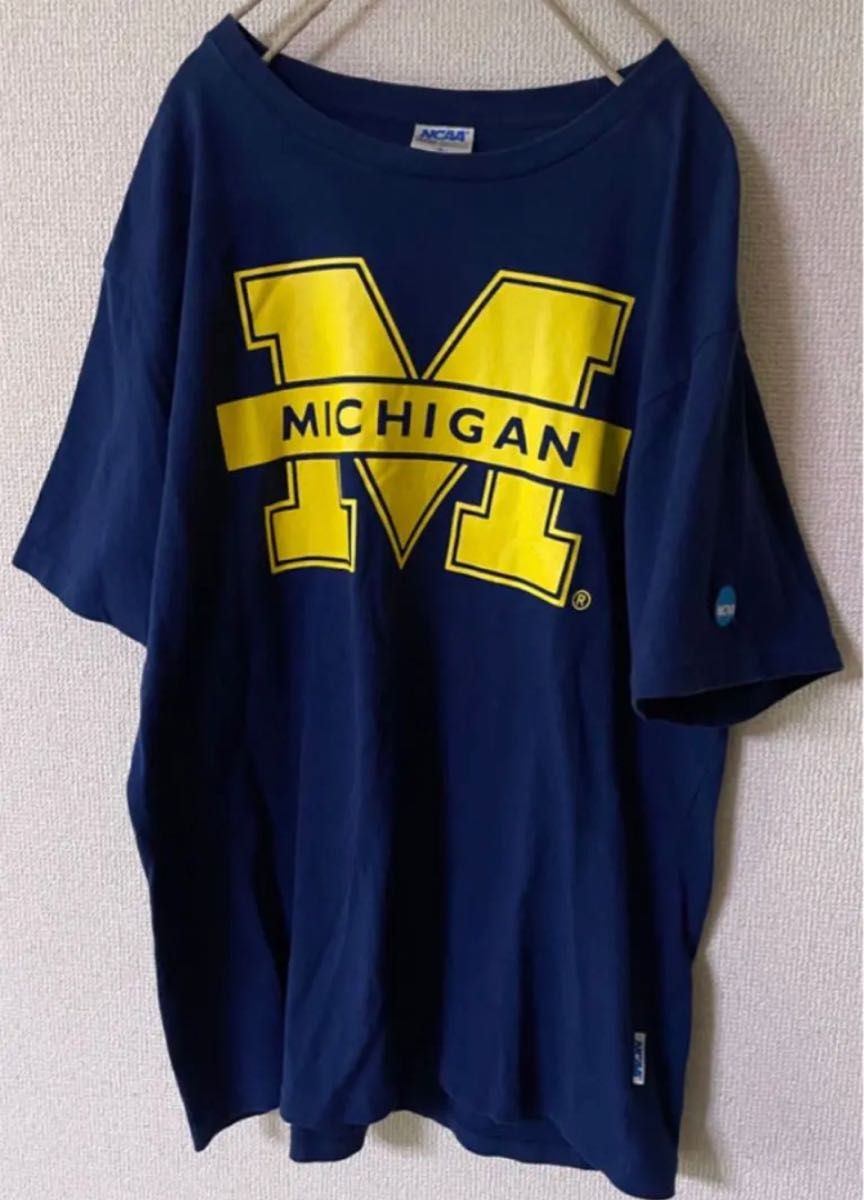 NCAA  Michigan プリントTシャツ 半袖Tシャツ