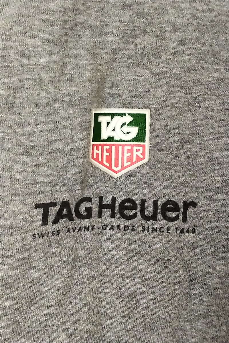  TAG Heuer TAG Heuer with logo T-shirt M size .. gray superior article clock liking. you ....F1 cell Monaco chronograph 