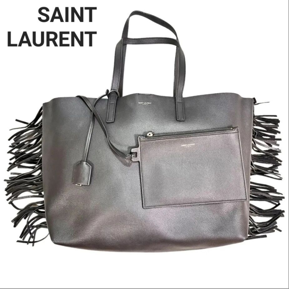 SAINT LAURENT PARIS サンローラン 410666 レザー サックショッピング