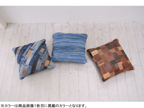  higashi . cushion indigo W45×D45 TTC-331A hand made Vintage cushion stylish Manufacturers direct delivery free shipping 