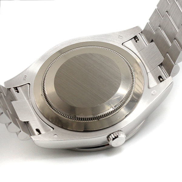 ロレックス ROLEX デイデイトII 218239 V番 ベゼルダイヤ ダイヤ文字盤 K18WG メンズ腕時計 自動巻き アフターダイヤ_画像4