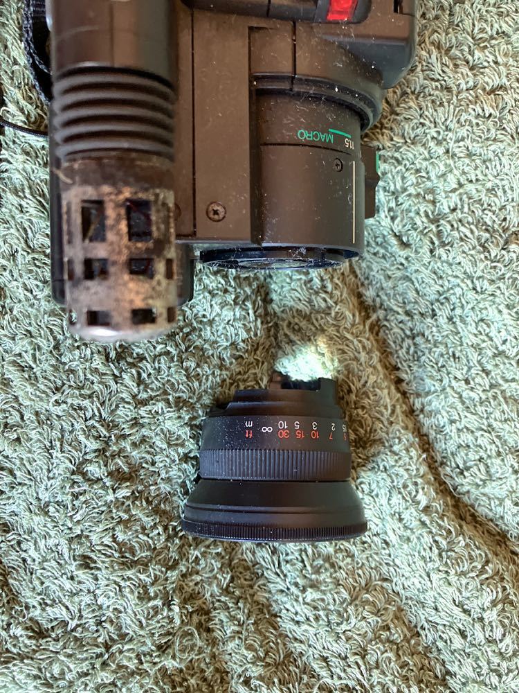 マスタックスムービー ビデオカメラ　プログラムAE　C52　VHSC　ジャンク品_画像8