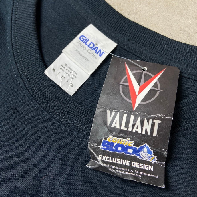 ”Dead stock” Valiant Comic ヴァリアントコミック キャラクター アニメプリントTシャツ メンズXL_画像4