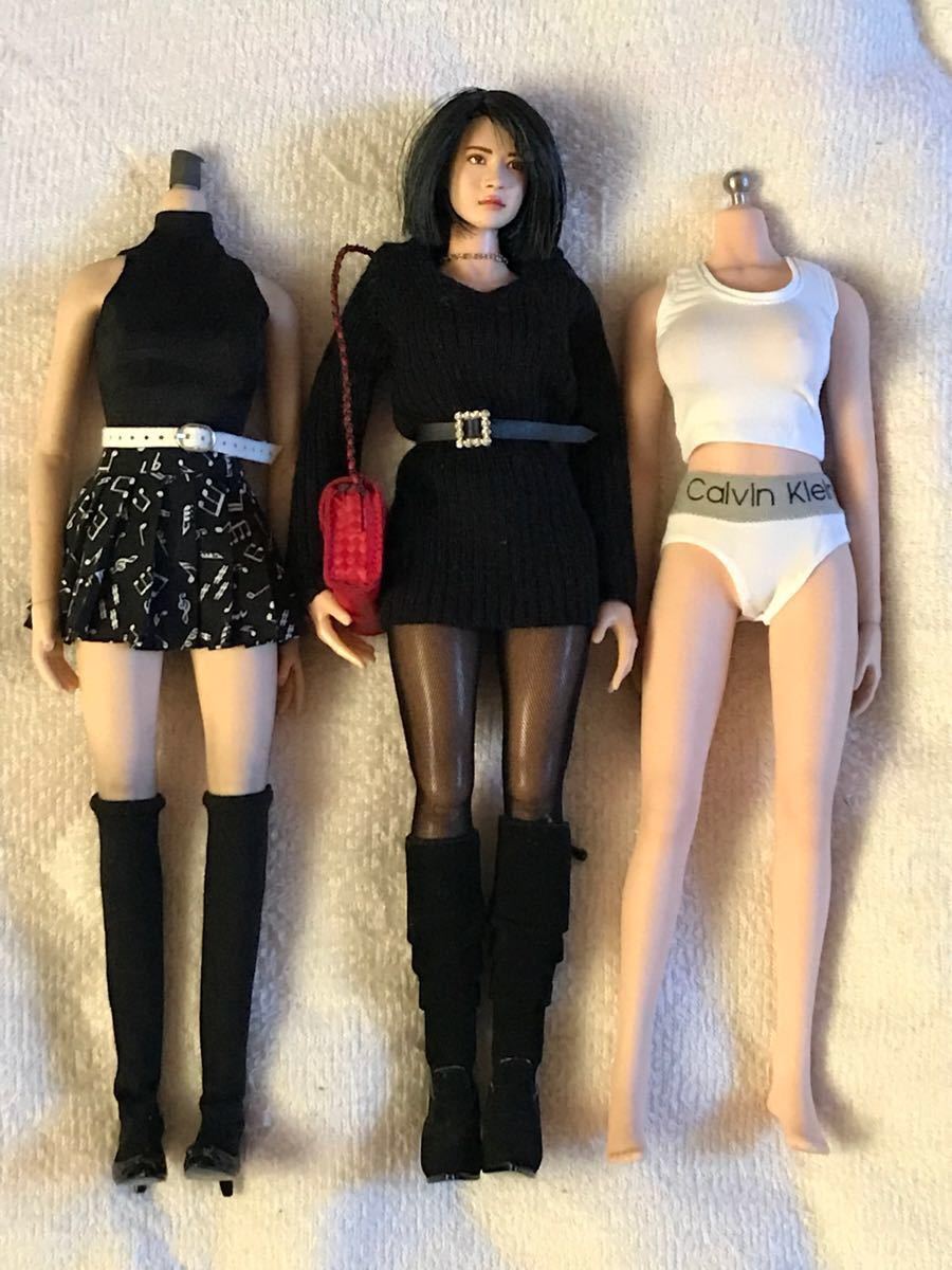 1/6 custom doll KASUMI san head 1 kind + element body 3 kind + costume 3 kind full set * there is defect inspection ) Cool Girl phicen TBleaguesi-m less 