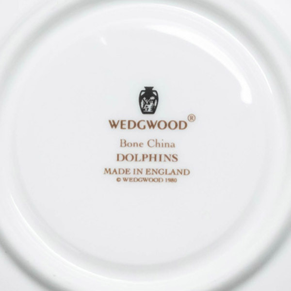 ウェッジウッド ドルフィン（ホワイト） デミタスカップ＆ソーサーの画像6