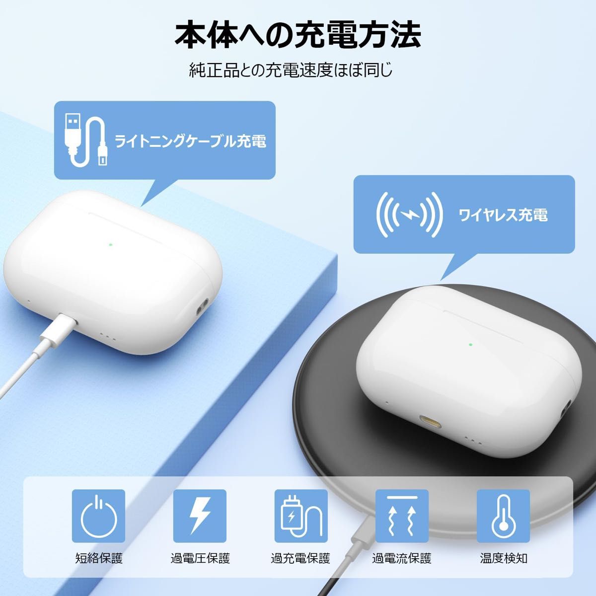 PIAQEIOZ AirPods Pro 2 充電ケース エアーポッズ プロ 2 交換用 PIAQEIOZ AirPods Pro 2 充電ケース エアーポッズ プロ 2 交換用