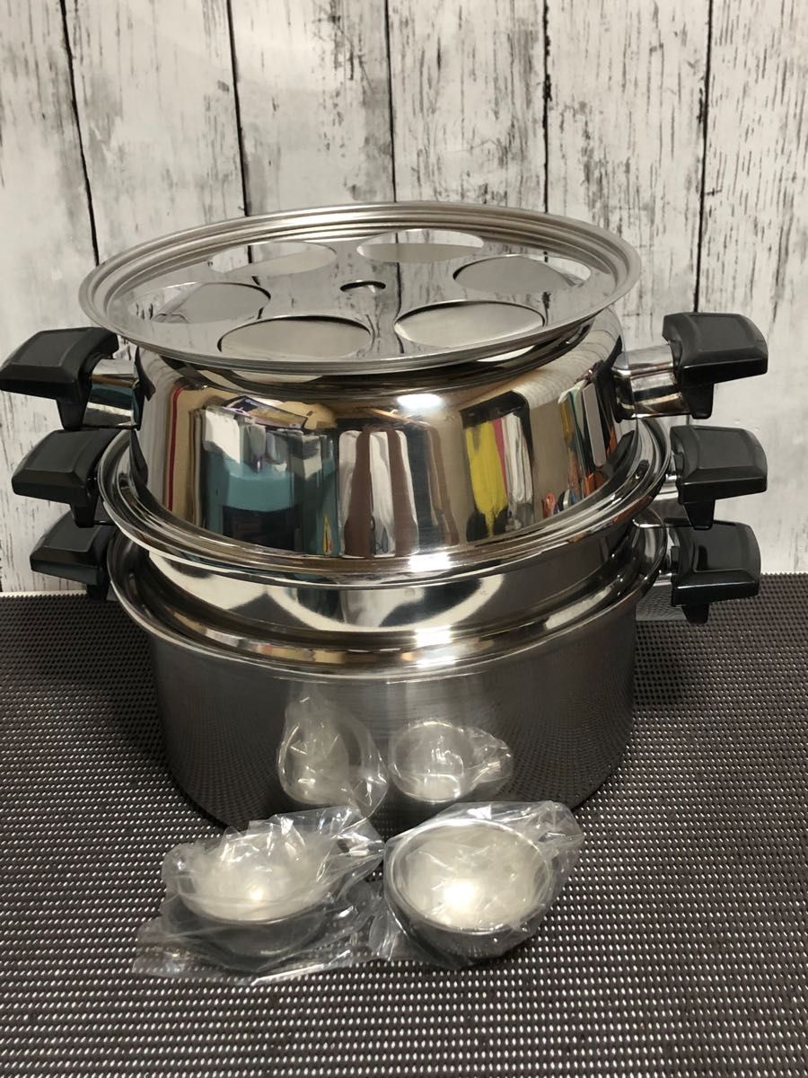 ロイヤルクイーン ６コート　大鍋　鍋セット　ＩＨ対応