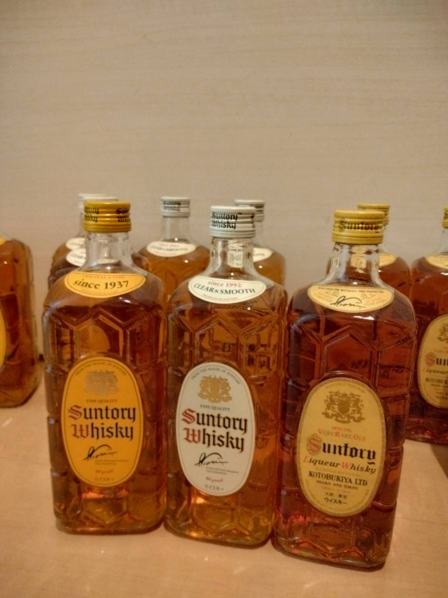 角瓶 SUNTORY whisky 飲み比べ 白角x5本、復刻 角x4本、角x3本 計12本 未開栓 送料込 KAKU SHIROKAKUの画像2