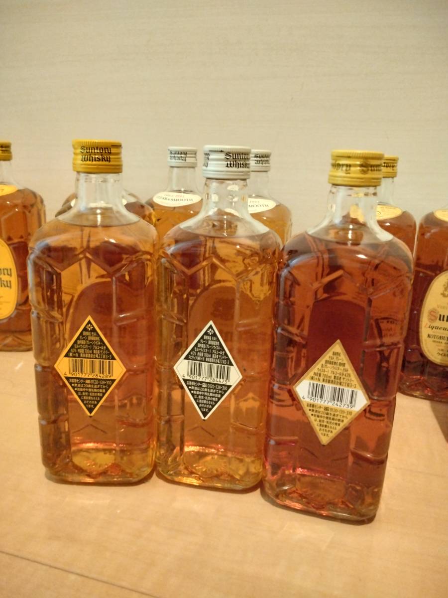 角瓶 SUNTORY whisky 飲み比べ 白角x5本、復刻 角x4本、角x3本 計12本 未開栓 送料込 KAKU SHIROKAKUの画像3