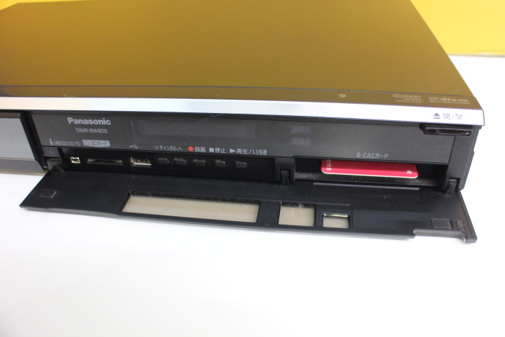 のK2616 Panasonic DMR-BW850 500GB W録ブルーレイレコーダーBD