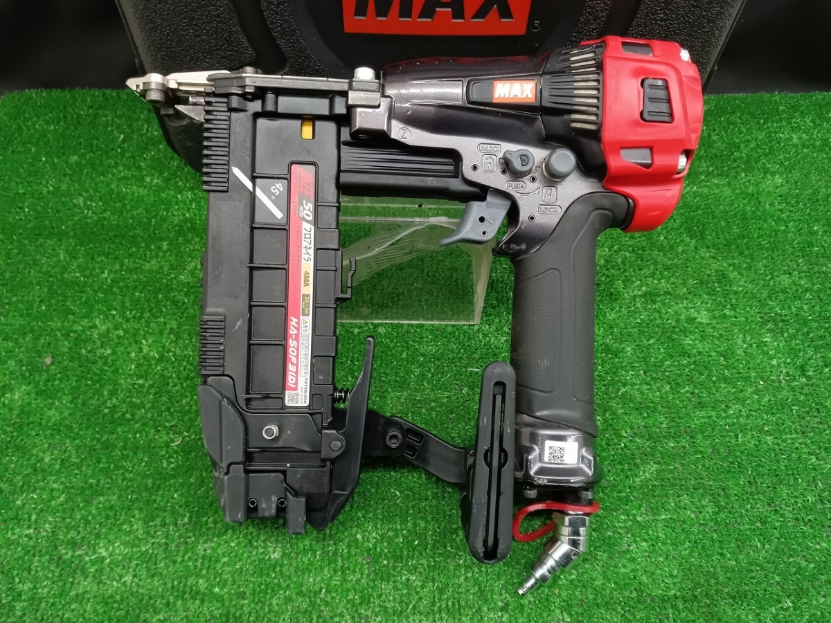 税込?送料無料】 MAX 中古品 マックス 【3】 HA-50F3(D) フロアネイラ
