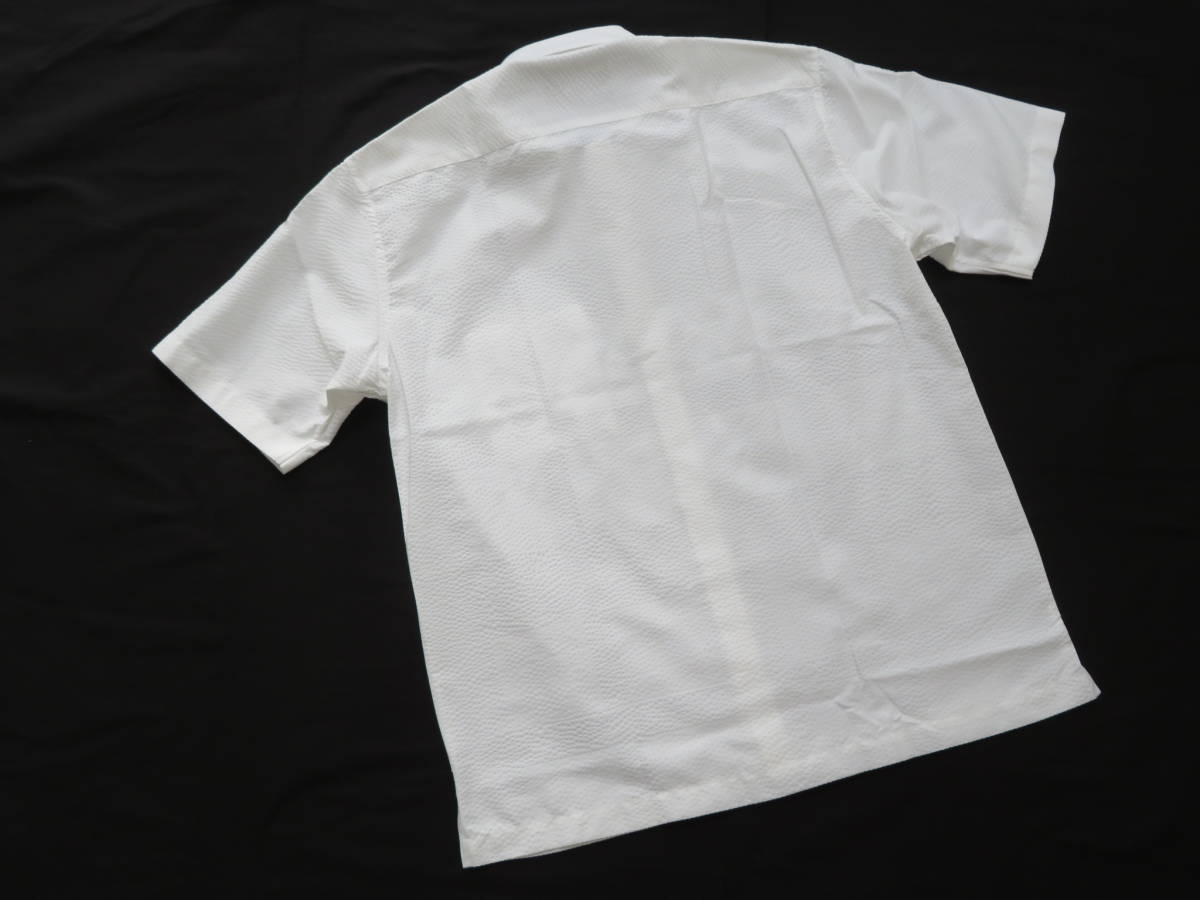ブラックレーベル クレストブリッジ 高級半袖デザインシャツ M　24,200円 白_画像6