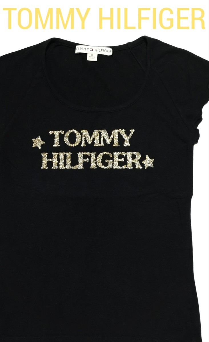 【美品】TOMMY HILFIGER(トミーヒルフィガー)レディースTシャツXS _画像1