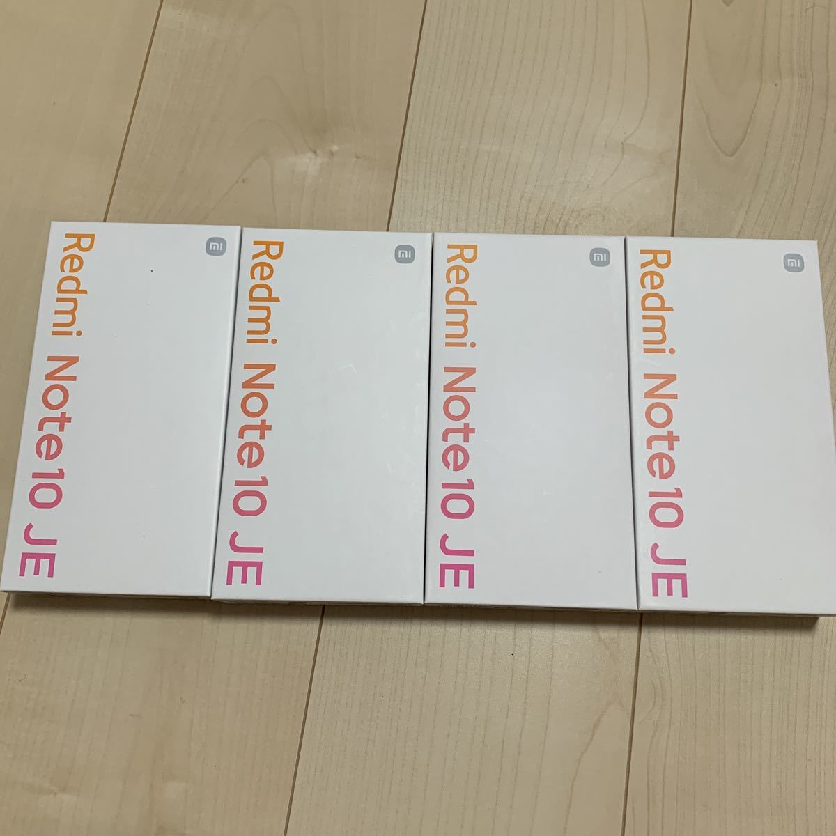 25％OFF】 4台 新品 SIMフリー Redmi Note 10 JE 5G シルバー2台と