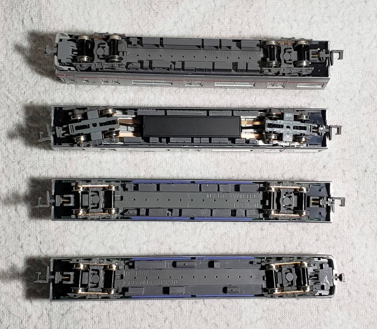 グリーンマックス 30444 名鉄5000系（ボルスタ付き台車編成・標識灯点灯）4両編成セット　（動力付き）　Ｎゲージ_画像8