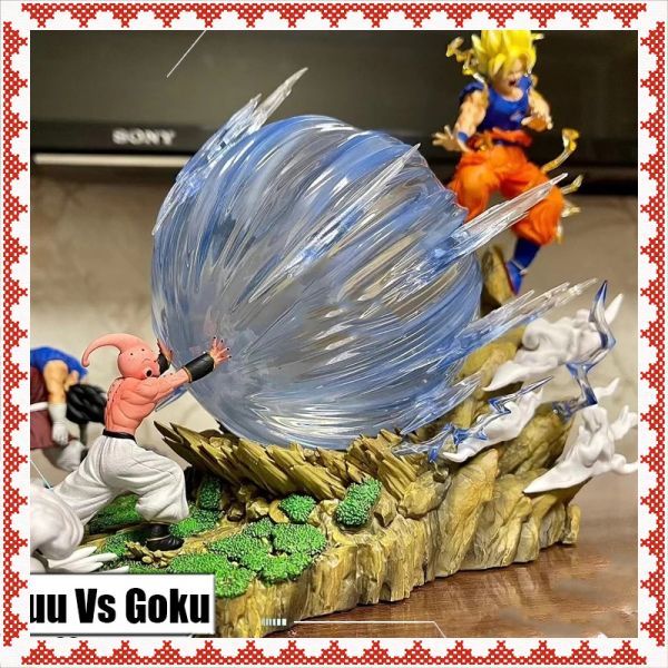 《在庫限りの限定セール♪》ドラゴンボール　DRAGON BALL　魔人ブウ vs ゴクウ　約22cm　PVC　フィギュア gff