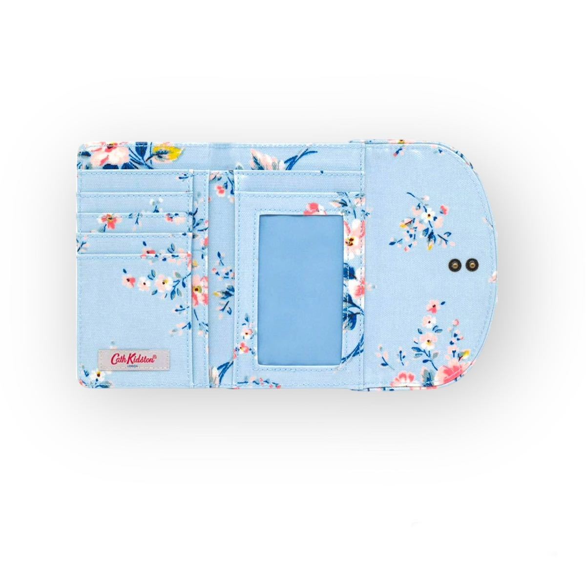 Cath Kidston キャスキッドソン　財布　カーブウォレット　水色　新品タグ付き　定価4400＋税_画像2