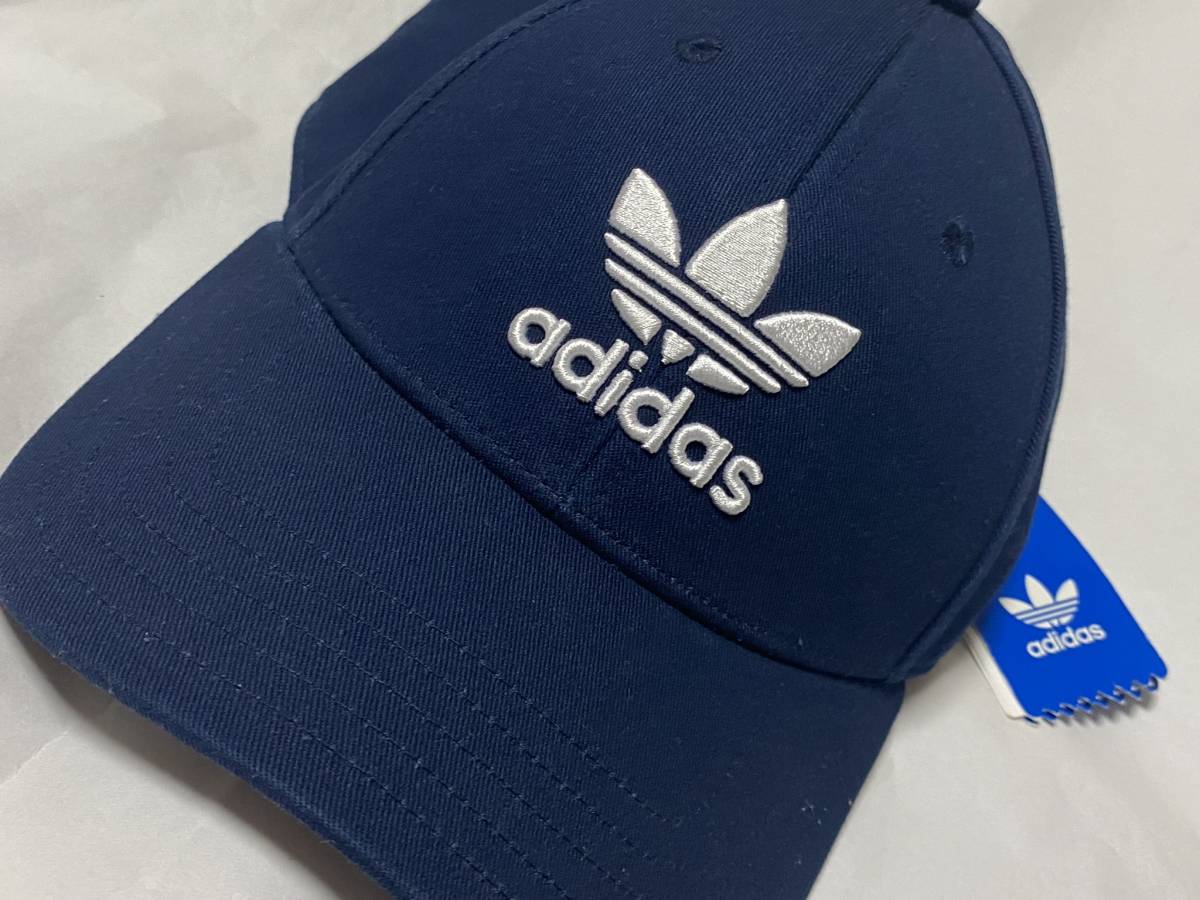 adidas Adidas Cap колпак шляпа темно-синий экспонирование не использовался товар 