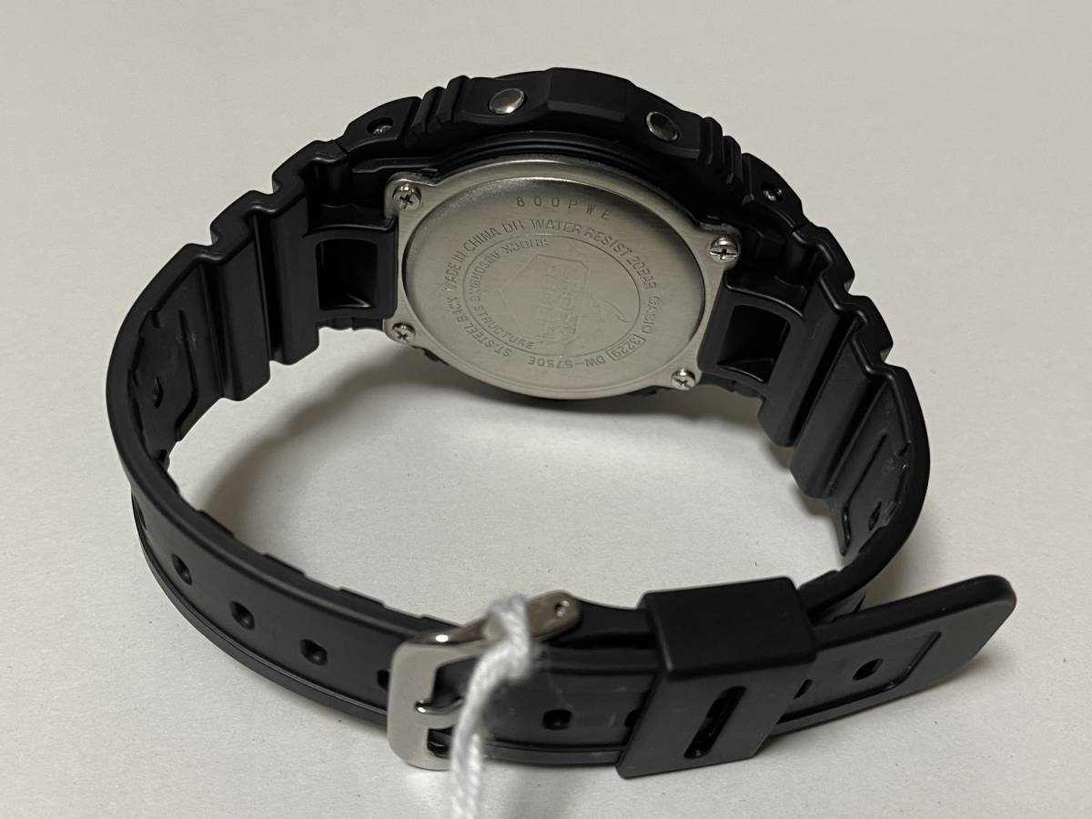 カシオ CASIO Gショック G-SHOCK 丸型ベーシックモデル DW-5750E-1JF 展示未使用品_画像5