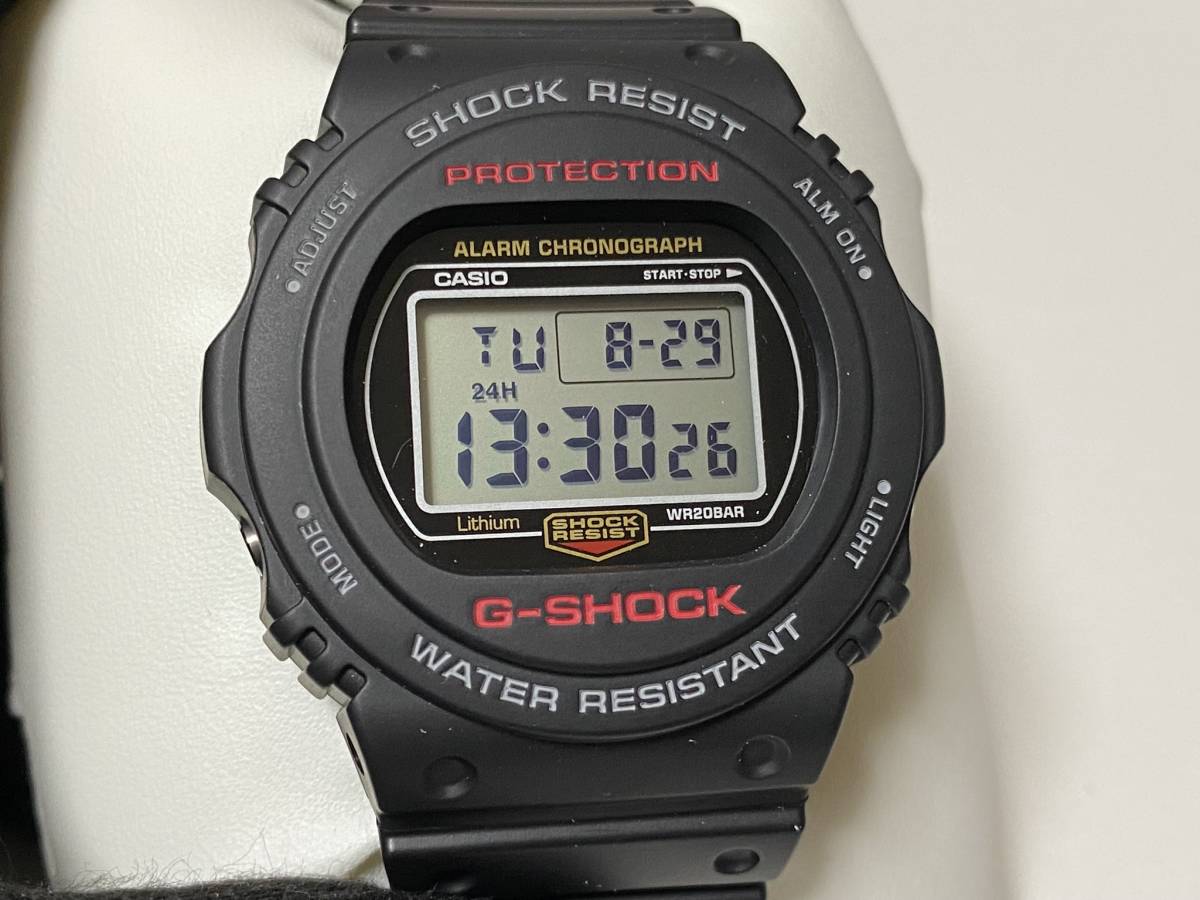 カシオ CASIO Gショック G-SHOCK 丸型ベーシックモデル DW-5750E-1JF 展示未使用品_画像1