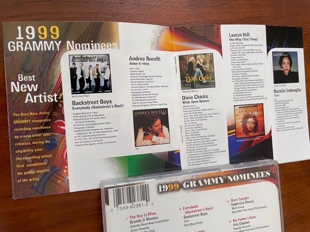 洋楽コンピ★グラミー賞 1999 GRAMMY NOMINEES 良質ロック、ポップス／CELINE DION、MADONNA、SHANIA TWAIN、ERIC CLAPTON、STING、他_画像3