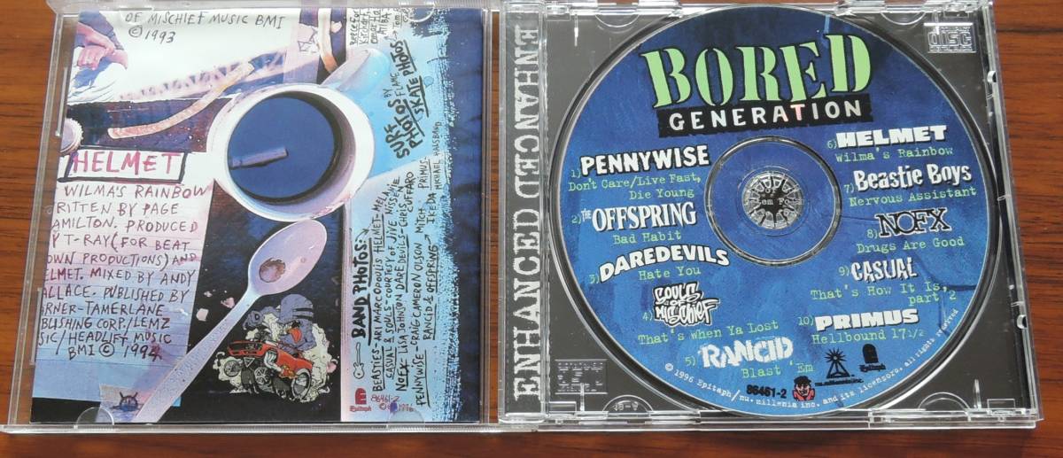 CD▼ V.A. ▼ BORED GENERATION ▼ 輸入盤 ▼ RANCID、BEASTIE BOYS、PENNYWISE、他 ▼の画像3