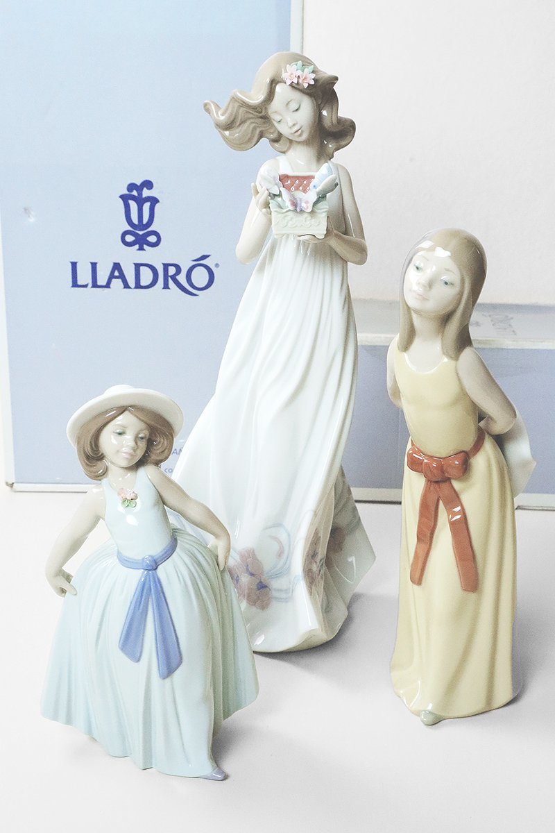 1円~ ◇ Lladro リヤドロ ◇ 3点セット 私の宝物 可愛いロシータ お