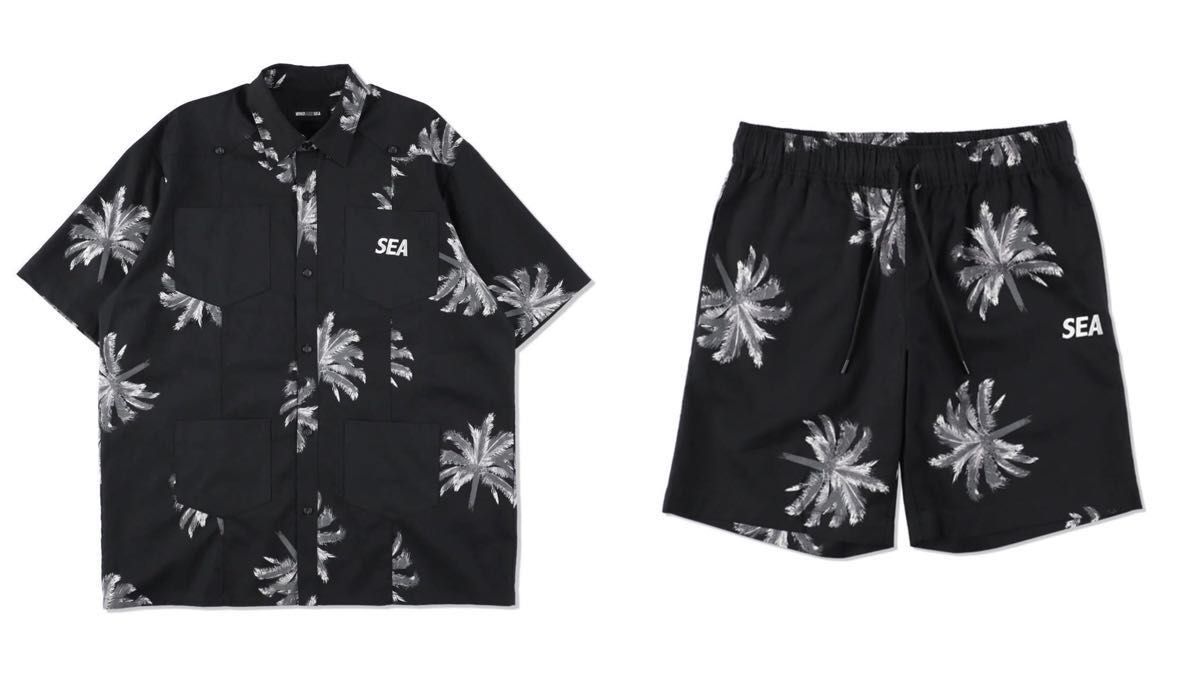 WIND AND SEA PALM TREE S/S CUBA SHIRTとPalm Tree Shorts セットアップ