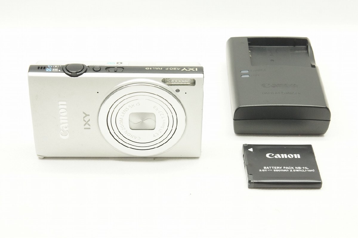 【アルプスカメラ】Canon キヤノン IXY 420F コンパクトデジタルカメラ シルバー 230710e