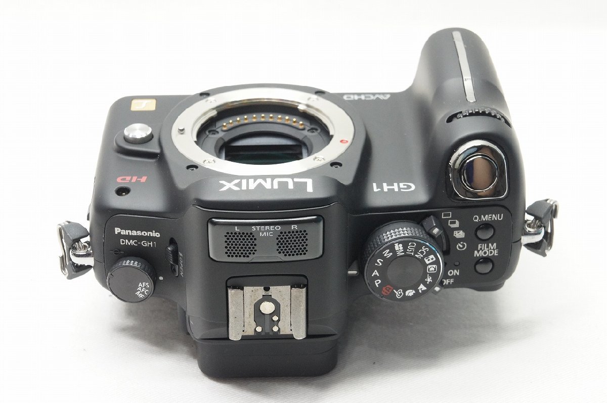 【アルプスカメラ】良品 Panasonic パナソニック LUMIX DMC-GH1 ボディ ミラーレス一眼カメラ ブラック 230806m_画像3